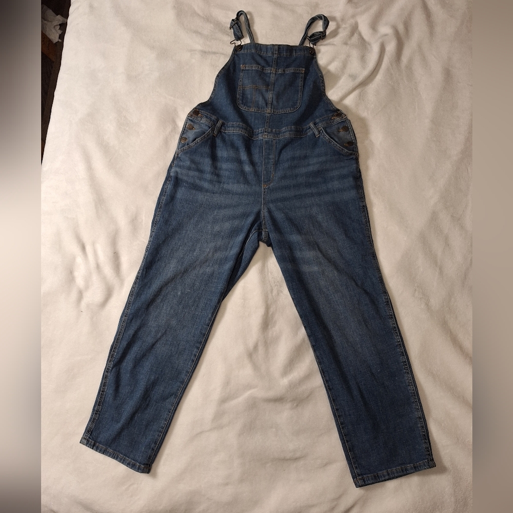 Women’s Sonoma “Goods for Life” Blue Denim Bib Overalls – Adjustable Straps